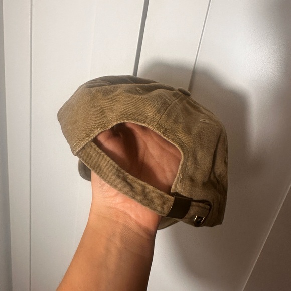 HAMMITT Washed Green Baseball Cap 100% Cotton - Picture 3 of 4